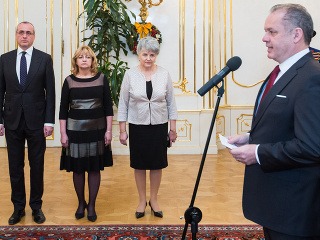Prezident Andrej Kiska vymenoval