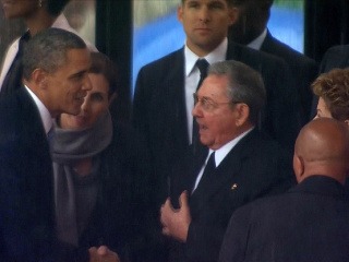 Barack Obama a Raúl