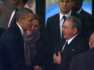 Barack Obama a Raúl