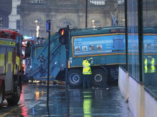 Vážna nehoda v Glasgowe