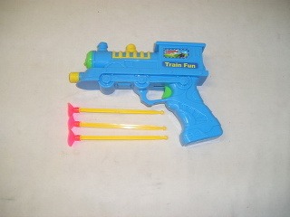 Plastová pištoľ so strelami