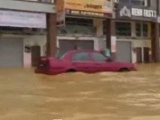Povodne postihli Malajziu