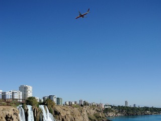 Dolné vodopády Düden, Antalya,