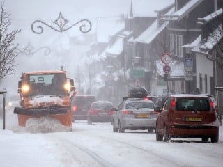 Snehová nádielka v Nemecku