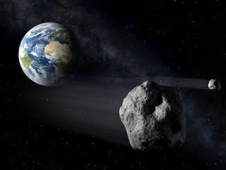 Okolo Zeme preletel asteroid,