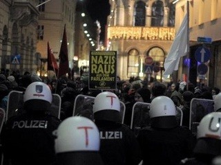 Protest vo Viedni