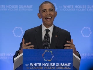 Barack Obama počas medzinárodnej