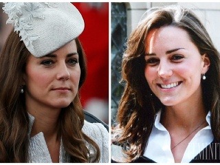 Kate Middleton dnes (vľavo)