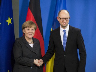 Angela Merkelová a Arsenij