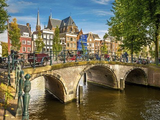 Amsterdamské kanály, Holandsko