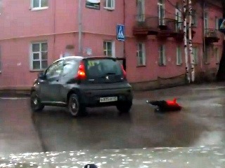 Ruske vypadlo dieťa z