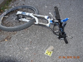 Nehoda v Bratislave: Cyklistka