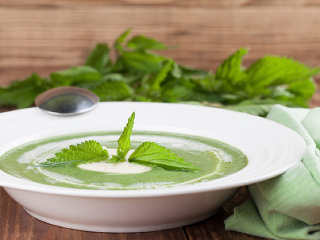 Žihľavová polievka je chutnou