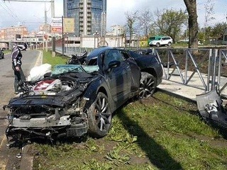 Nissan GT-R po náraze