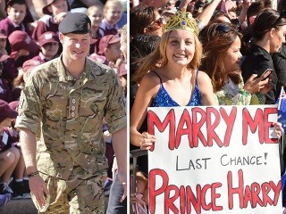 Princ Harry v uniforme
