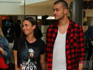 Natália Glosíková s priateľom