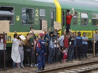 Utečenci skrytí vo vlaku:
