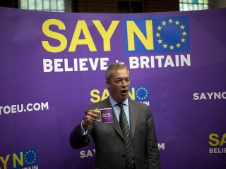 Nigel Farage, líder britskej