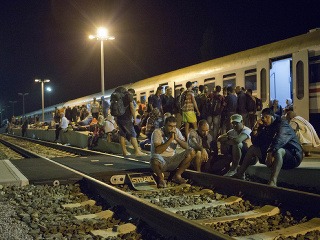 Imigranti v Chorvátsku.