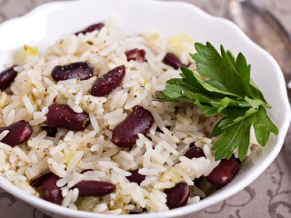 Ryža v kombinácii s