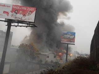 Požiar v Bratislava