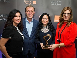 LAUREÁTKOU OCENENIA SRDCE NA