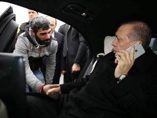 Turecký prezident zachránil muža