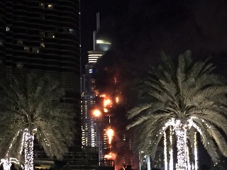 Požiar v Dubaji