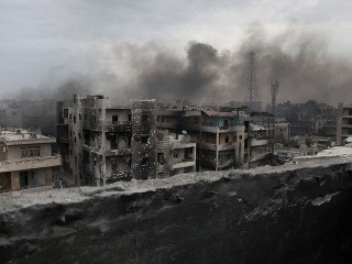 Ostrý konflikt v Sýrii