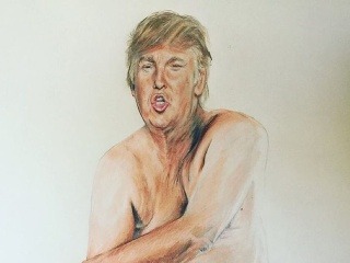 Maľba Donalda Trumpa