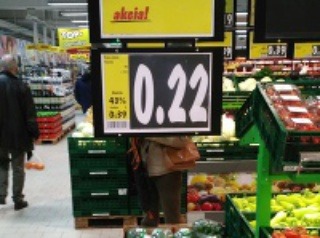 Marian si v supermarkete