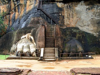 Sigiriya, slonia laba, Srí