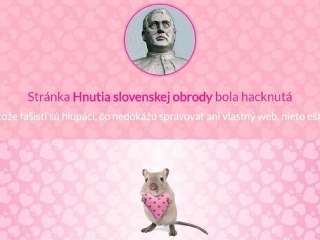 Stránka Slovenského hnutia obrody