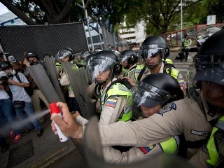 Demonštrácia v Caracase