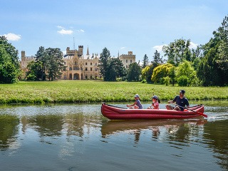 Splavovať rieku Dyje je