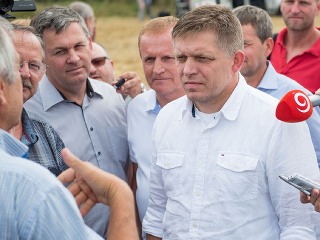 Robert Fico na žatve