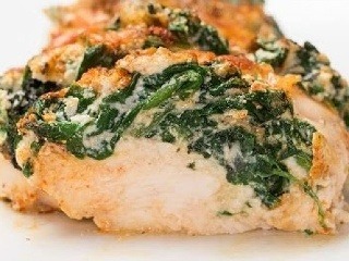 Špenátové kuracie prsia