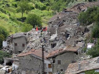 Zemetrasenie v Taliansku narobilo