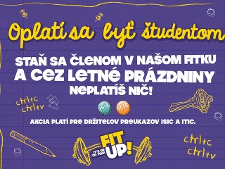 Oplatí sa byť študentom,