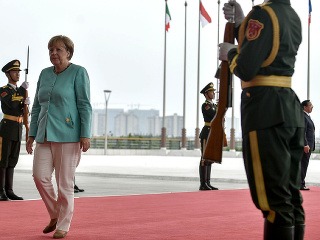 Angela Merkelová v Číne.