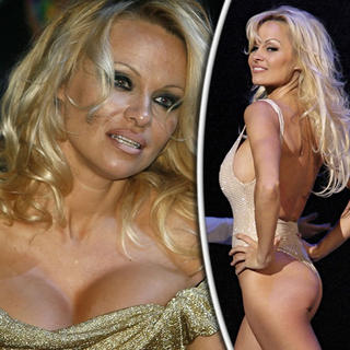 Polonahá Pamela Anderson trasie