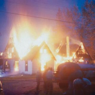 Pri požiari domu v