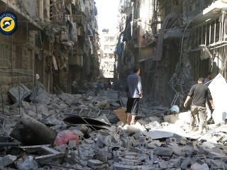 Sýrske Aleppo v totálnej
