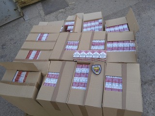 Polícia zaistila 550 kartónov