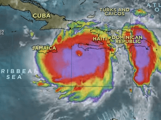 VIDEO Devastujúci hurikán Matthew