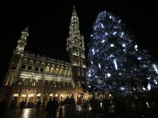 Vianočný stromček na bruselskom
