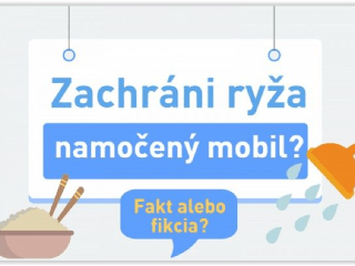 Zachráni ryža utopený telefón?