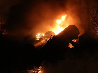Na severovýchode Ukrajiny horí