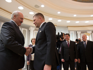 Alexander Lukašenko a Robert