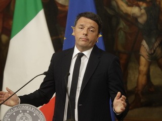 Premiér Renzi odstúpil z